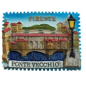 Old Bridge Florence Italy Fridge Magnet 3D Resin