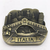 Venice Rome Pisa Florence Italy Fridge Magnet Metal Craft