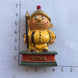 Roma Soldier Italy Fridge Magnet 3D Resin