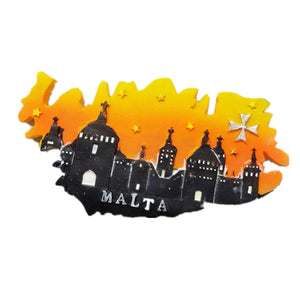 Malta Fridge Magnet 3D Resin