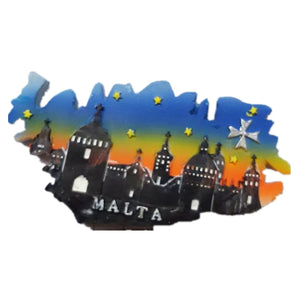 Malta Fridge Magnet 3D Resin