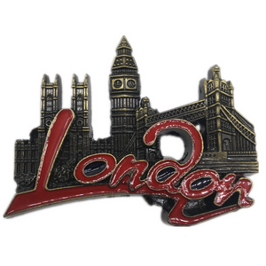 London England UK Fridge Magnet Metal Craft