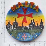 Malta Fridge Magnet 3D Resin