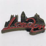 London England UK Fridge Magnet Metal Craft