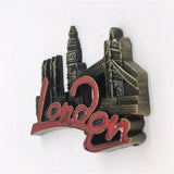 London England UK Fridge Magnet Metal Craft