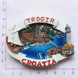 Trogir Croatia Fridge Magnet 3D Resin