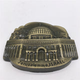 Jerusalem Israel Fridge Magnet Metal Craft