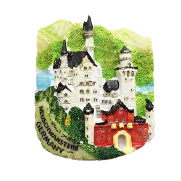 New Swan Stone Castle Germany Fridge Magnet 3D Resin