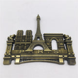 Paris France Fridge Magnet Metal Craft