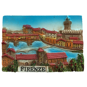 Florence Italy Fridge Magnet 3D Resin