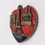 Paris France Fridge Magnet Metal Craft