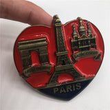 Paris France Fridge Magnet Metal Craft