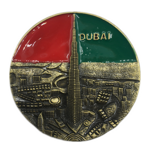 Dubai UAE Fridge Magnet Metal Craft