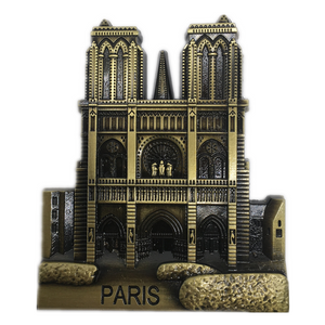 Notre Dame Cathedral Paris France Fridge Magnet Metal Craft