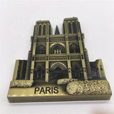 Notre Dame Cathedral Paris France Fridge Magnet Metal Craft