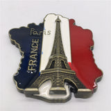 Paris France Fridge Magnet Metal Craft