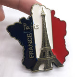 Paris France Fridge Magnet Metal Craft