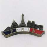 Paris France Fridge Magnet Metal Craft