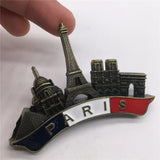 Paris France Fridge Magnet Metal Craft