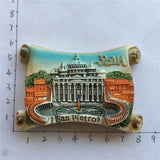 Rome San Pietro Vatican Italy Fridge Magnet 3D Resin