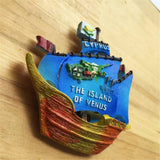 Venus Island Cyprus Venus Fridge Magnet 3D Resin