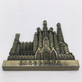 Sagrada Familia Cathedral Barcelona Spain Fridge Magnet Metal Craft