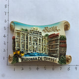 Rome Trevi Fountain Italy Fridge Magnet 3D Resin