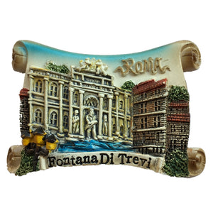 Rome Trevi Fountain Italy Fridge Magnet 3D Resin