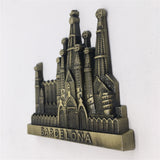 Sagrada Familia Cathedral Barcelona Spain Fridge Magnet Metal Craft