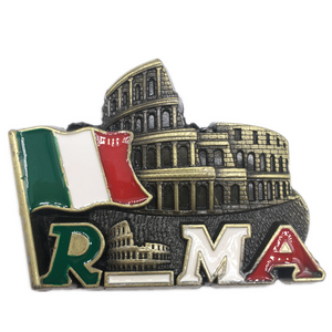 Rome Italy Fridge Magnet Metal Craft