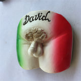 David Florence Italy Fridge Magnet 3D Resin