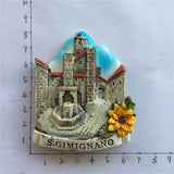 S.Gimignano Italy Fridge Magnet 3D Resin