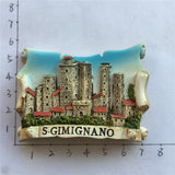 S.Gimignano Italy Fridge Magnet 3D Resin