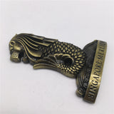 Merlion Singapore Fridge Magnet Metal Craft