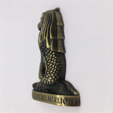 Merlion Singapore Fridge Magnet Metal Craft