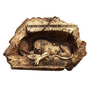 Luzern Lion Monument  Switzerland Fridge Magnet 3D Resin