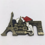 Paris France Fridge Magnet Metal Craft