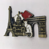 Paris France Fridge Magnet Metal Craft