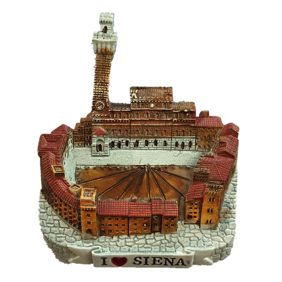 Siena Italy Fridge Magnet 3D Resin