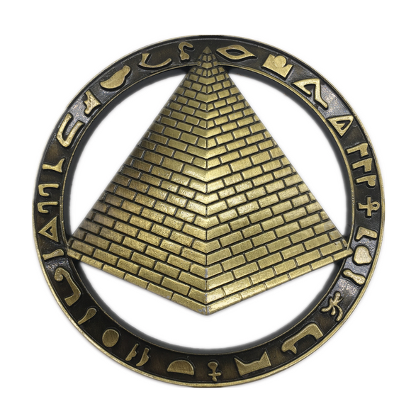 Egypt Pyramid Fridge Magnet Metal Craft