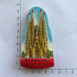 Sagrada Familia Cathedral Barcelona Spain Fridge Magnet 3D Resin