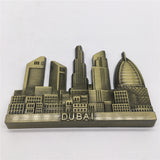 Dubai UAE Fridge Magnet Metal Craft