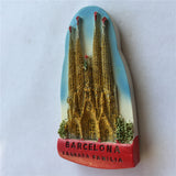 Sagrada Familia Cathedral Barcelona Spain Fridge Magnet 3D Resin