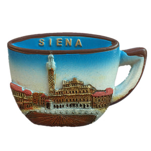 Siena Italy Fridge Magnet 3D Resin