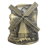 Windmill Holland Netherlands Fridge Magnet Metal Craft