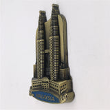 Kuala Lumpur Malaysia Fridge Magnet Metal Craft