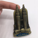 Kuala Lumpur Malaysia Fridge Magnet Metal Craft