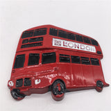 Red Bus London England UK Fridge Magnet Metal Craft