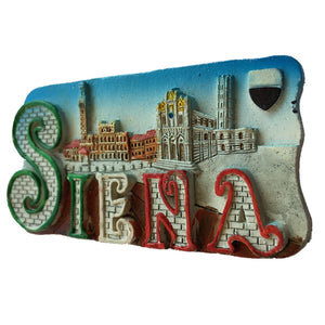 Siena Italy Fridge Magnet 3D Resin