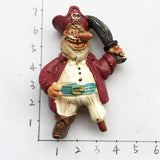 Pirate Norway Fridge Magnet 3D Resin